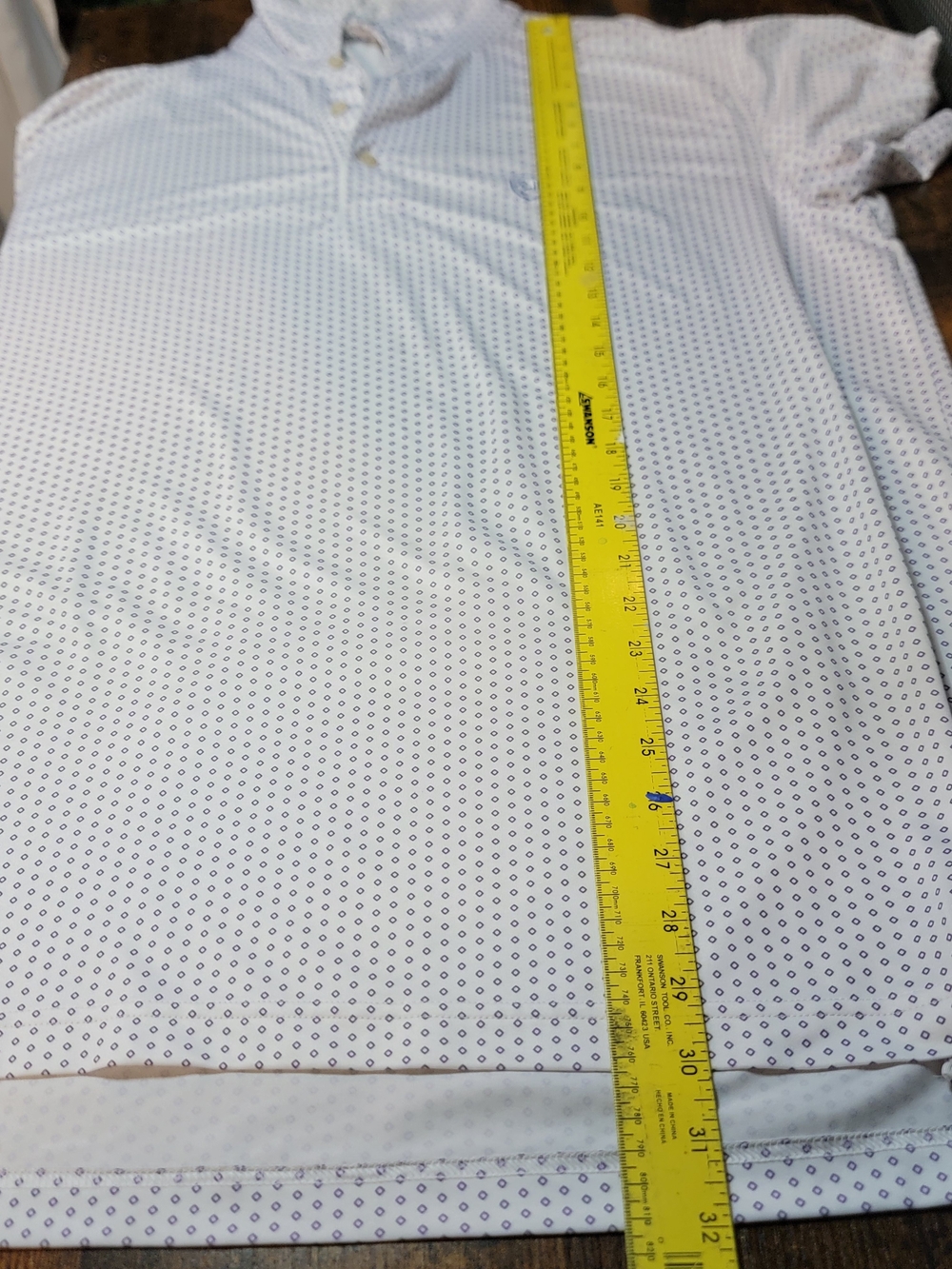 Peter Millar Summer Comfort Polo In White And Purple Size Medium - Picture 9 of 9